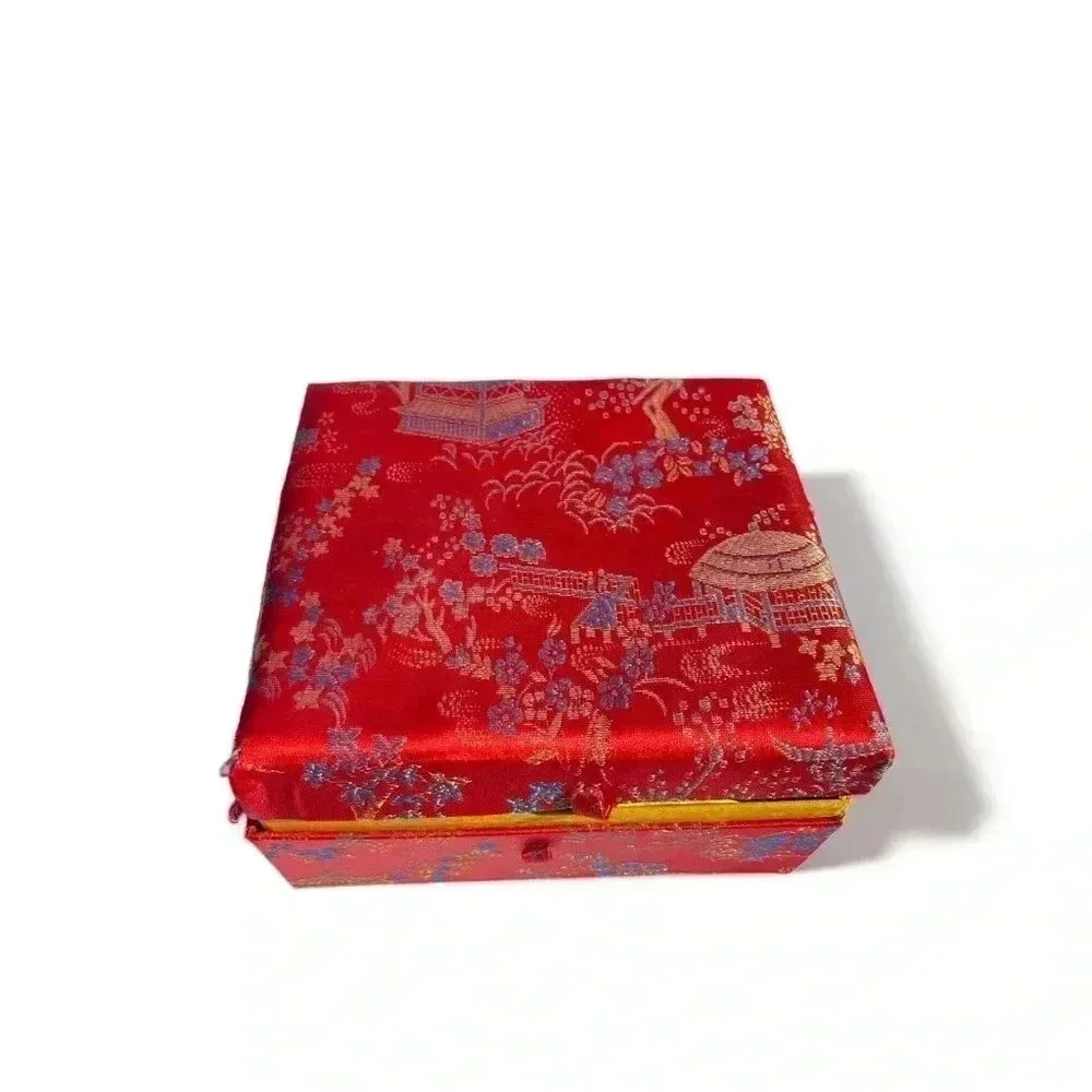 Vintage Chinese Porcelain Vase Set - Picture 2 of 3